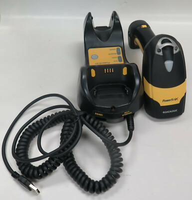Datalogic Powerscan M8500 8500 RB 910MHz Scanner with Cradle & Battery USB B