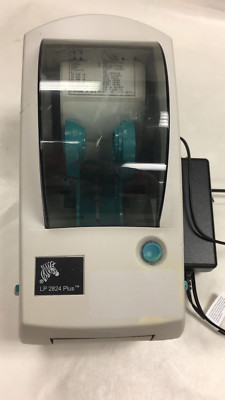 Zebra LP2824 PLUS Label Thermal Printer USB and RJ45 Port w/ PS 2 inch labels