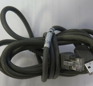 Symbol Motorola CBA-U21-S07ZAR Barcode Scanner USB Cable 7ft, Straight Shielded