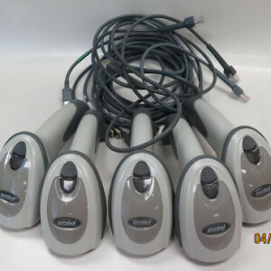 Lot of 5 Motorola Symbol Barcode Scanner DS6708 1D 2D Beige USB Cross Targeting