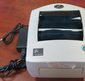 Zebra LP2844-Z Thermal Printer Parallel & USB Port w/ power supply ZebraLink