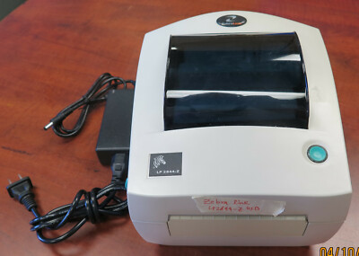 Zebra LP2844-Z Thermal Printer Parallel & USB Port w/ power supply ZebraLink
