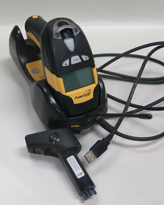 Datalogic Powerscan Barcode Scanner M8300 3 keys Windowed 910Mhz w/Cradle B