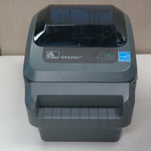 Zebra GX420d Desktop Direct Thermal Printer Parallel/Ser Port with Cutter & P/S