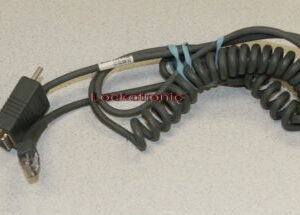 Motorola Symbol Barcode Scanner Coiled RS232 cable 25-66732-21 9ft CBA