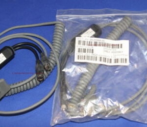 Symbol Barcode Scanner coiled cable 25-16458-20 with PS2 25-35988-20 CBA