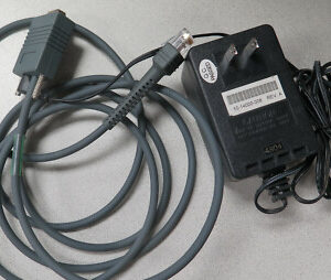 Motorola Symbol CBA-R01-S07PAR RS232 Serial Female 7ft cable w/AC Adapter