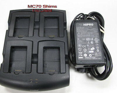 SYMBOL SACX000 -4000CR MC50 MC70 Quad Battery Charger with AC Adapter MC5040