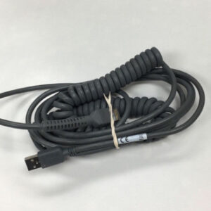 Motorola Symbol Scanner Coiled USB Cable P/N: CBA-U29-C15ZAR