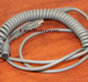 Symbol Barcode Scanner LS2208 PS2 9ft Coiled Cable 25-62417-21 CBA-K02-C09PA