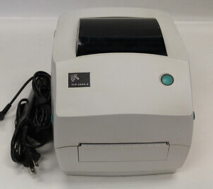 Zebra TLP2844 -Z Barcode Label Thermal Printer RJ45 Network & USB Port + P/S T8