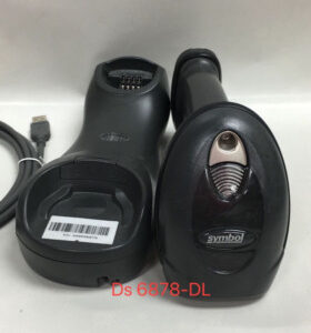Motorola Symbol DS6878 DL 2D 1D Barcode Scanner Black STB4278 Cradle USB Cable