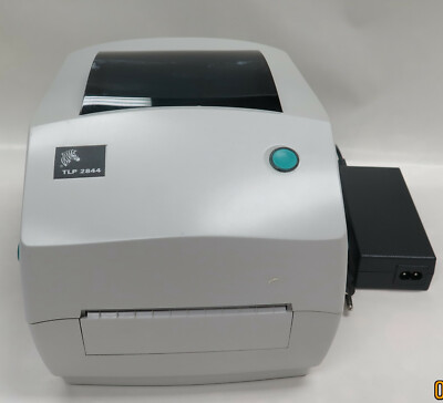 Zebra TLP2844 Barcode Label Thermal Printer Parallel USB Port with P/S T1