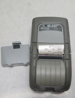 ZEBRA QL220 Q2C -LUBA0000-00 Mobile Thermal Label Printer Bluetooth with Battery
