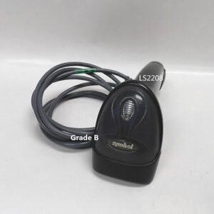 Motorola Symbol Barcode Scanner Model: LS2208 USB Black with USB cable - Grade B