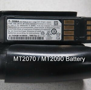 Lot of 2 Motorola Symbol Barcode Scanner MT2070 MT2090 battery Original Tested