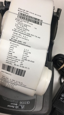 Zebra QL420 LUBAV000-00 Bluetooth Mobile Thermal Label Printer with Battery P/S