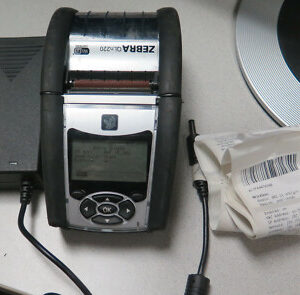 Zebra QLn220 Direct Thermal Printer QN2-AUNB0M00-00 w/AC Adapter Bluetooth
