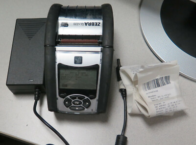 Zebra QLn220 Direct Thermal Printer QN2-AUNB0M00-00 w/AC Adapter Bluetooth