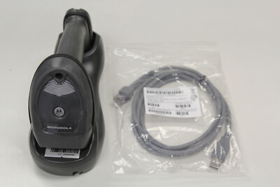 Zebra Motorola Symbol LI4278 Barcode Scanner with STB4278 Cradle & New Battery