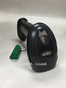 Symbol Motorola Barcode Scanner DS6878 -SR 1D 2D SCANNER & New Battery B