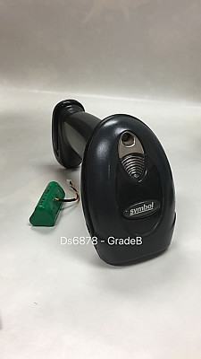 Symbol Motorola Barcode Scanner DS6878 -SR 1D 2D SCANNER & New Battery B