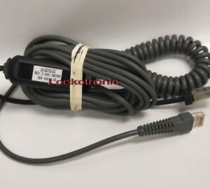 Motorola Symbol Barcode Scanner Coiled 25-32753-22 IBM 468x POS Terminal 469x