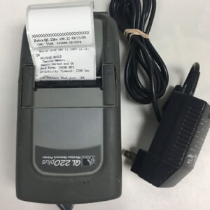 ZEBRA QL220 QL220 PLUS Q2C-LUMAV000-00 Mobile Thermal Label Printer battery P/S