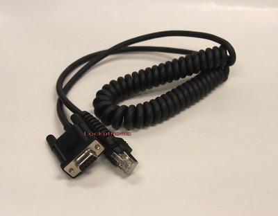 Datalogic CAB-434 RS232 Serial Coiled Cable for M8300 M8500 Scanner CAB434