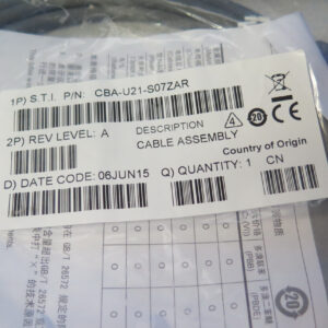 New Symbol Motorola CBA-U21-S07ZAR Barcode Scanner USB Cable 7ft, Shielded