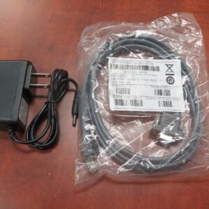 Zebra Motorola Symbol CBA-R01-S07PAR RS232 Serial Female 7ft cable w/AC Adapter