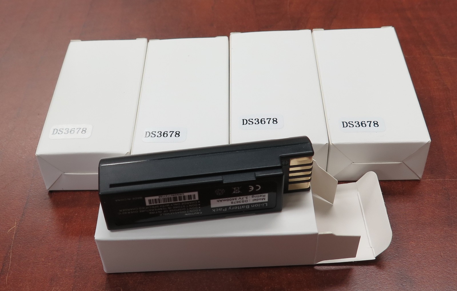 Lot of Five 5 ZEBRA Motorola Barcode Scanner DS3678 Li3678 Battery 82-166537-01