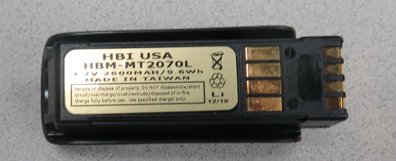 Motorola Symbol Barcode Scanner MT2070 MT2090 battery Tested