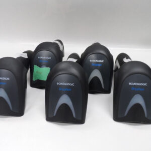 Lot of FIVE Datalogic Gryphon GBT4100 -BK Barcode Scanner only with Battery