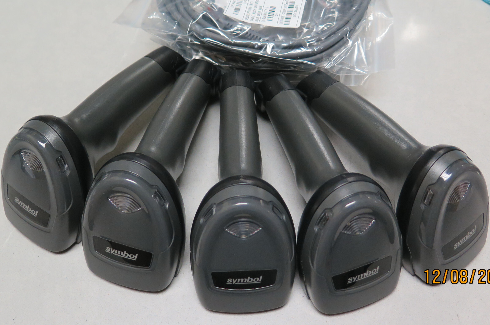 lot of 5 Zebra Motorola Symbol Barcode Scanner DS4308-SR00007ZZWW 2D