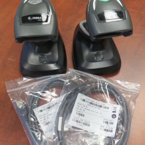 Lot of 2 Motorola Zebra Symbol Barcode Scanner DS2278-SR00007ZZWW with Cradle 2D