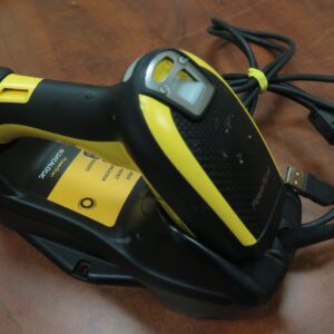 Datalogic Powerscan PM9300 910RB 1D 2D Barcode Scanner USB Cradle & Battery