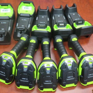 Lot of 5 Zebra Motorola Symbol Barcode Scanner Li3678 -SR0F003VZWW w/ Cradle