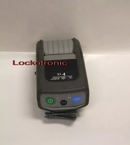 ZEBRA QL220 Q2B-MU2AV010-00 Mobile Thermal Label Printer Infrared