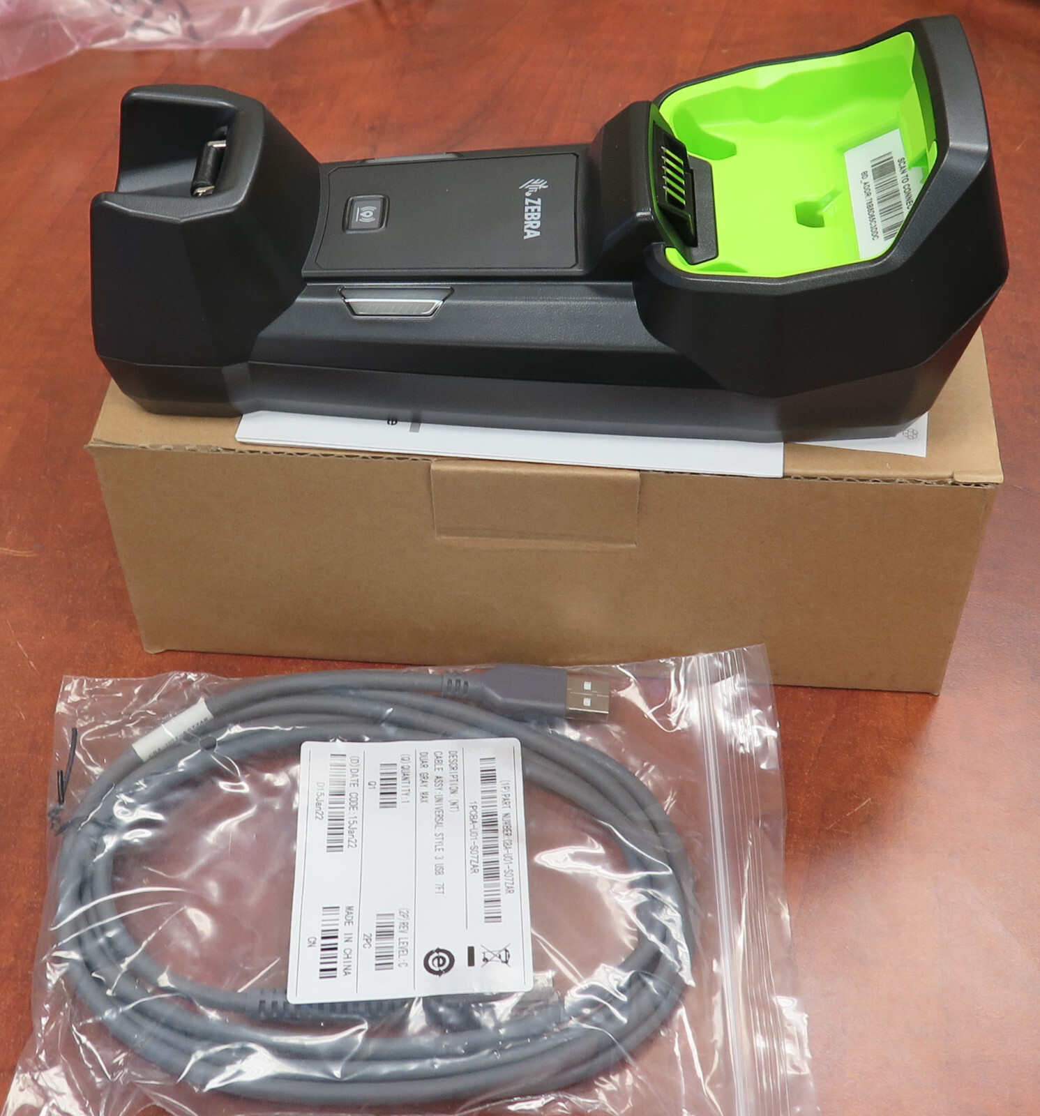 New Zebra Motorola Symbol Barcode Scanner FLB3678 Cradle for DS3678 STB3678