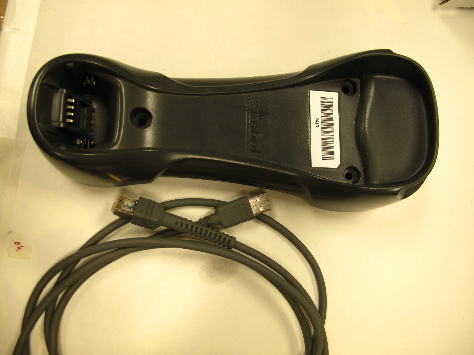 Motorola Symbol Barcode Scanner STB3478 Cradle for DS3478 LS3478 W/ USB Cable
