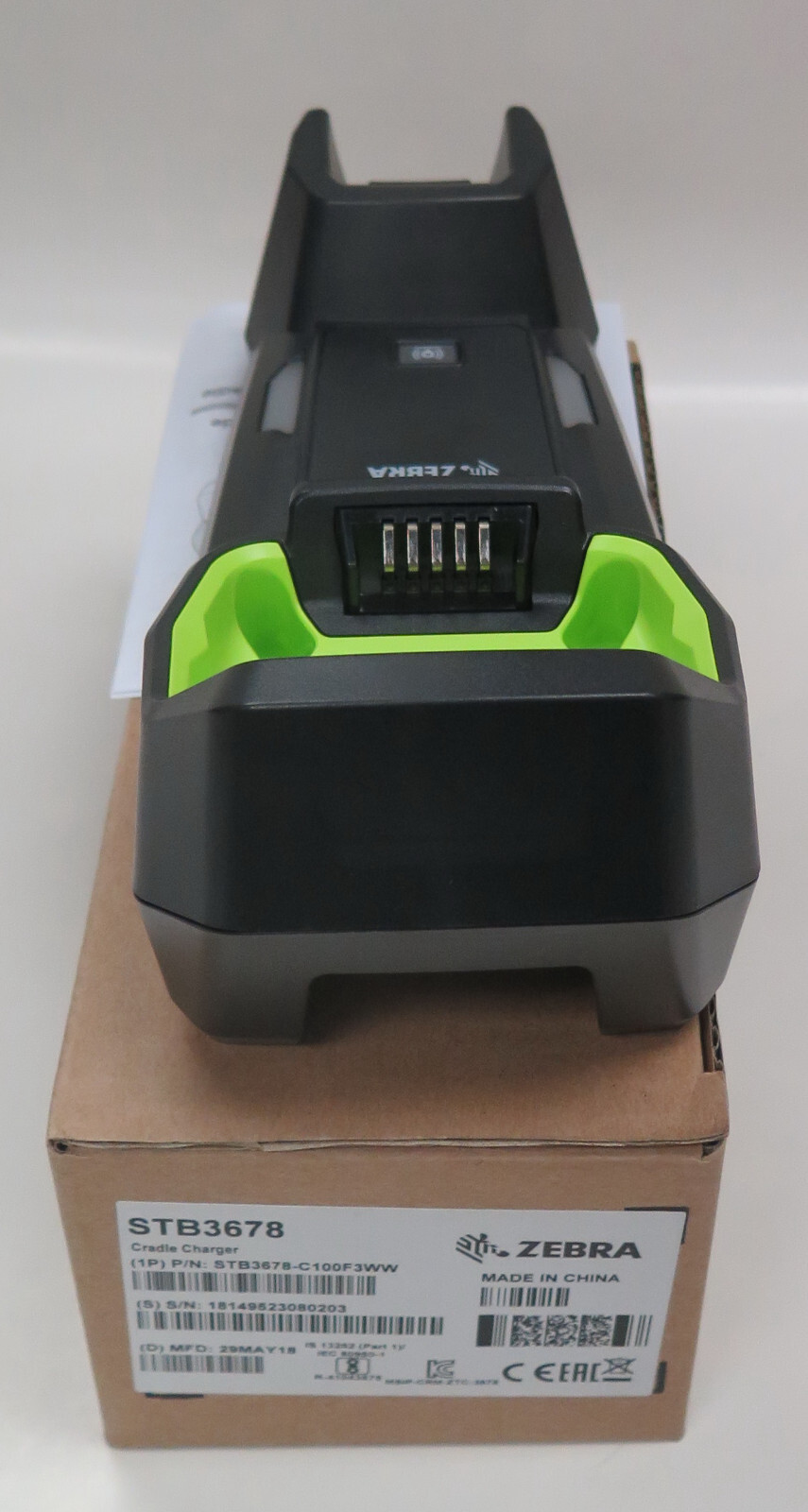 NEW Zebra Motorola STB3678 Cradle for DS3678 Barcode Scanner USB