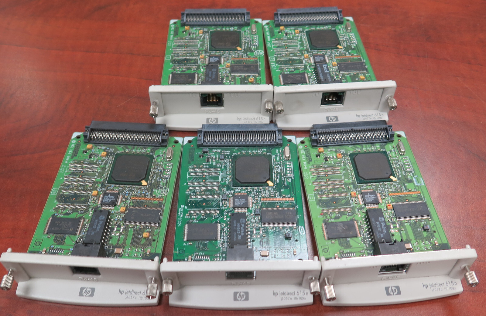 Lot of 5 HP Jetdirect 615n Fast Ethernet Print Server HP laserjet Printer