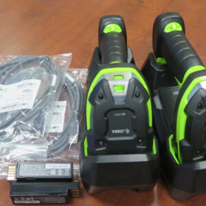 Lot of 2 Zebra Motorola Symbol Barcode Scanner Li3678 -SR0F003VZWW w/ Cradle