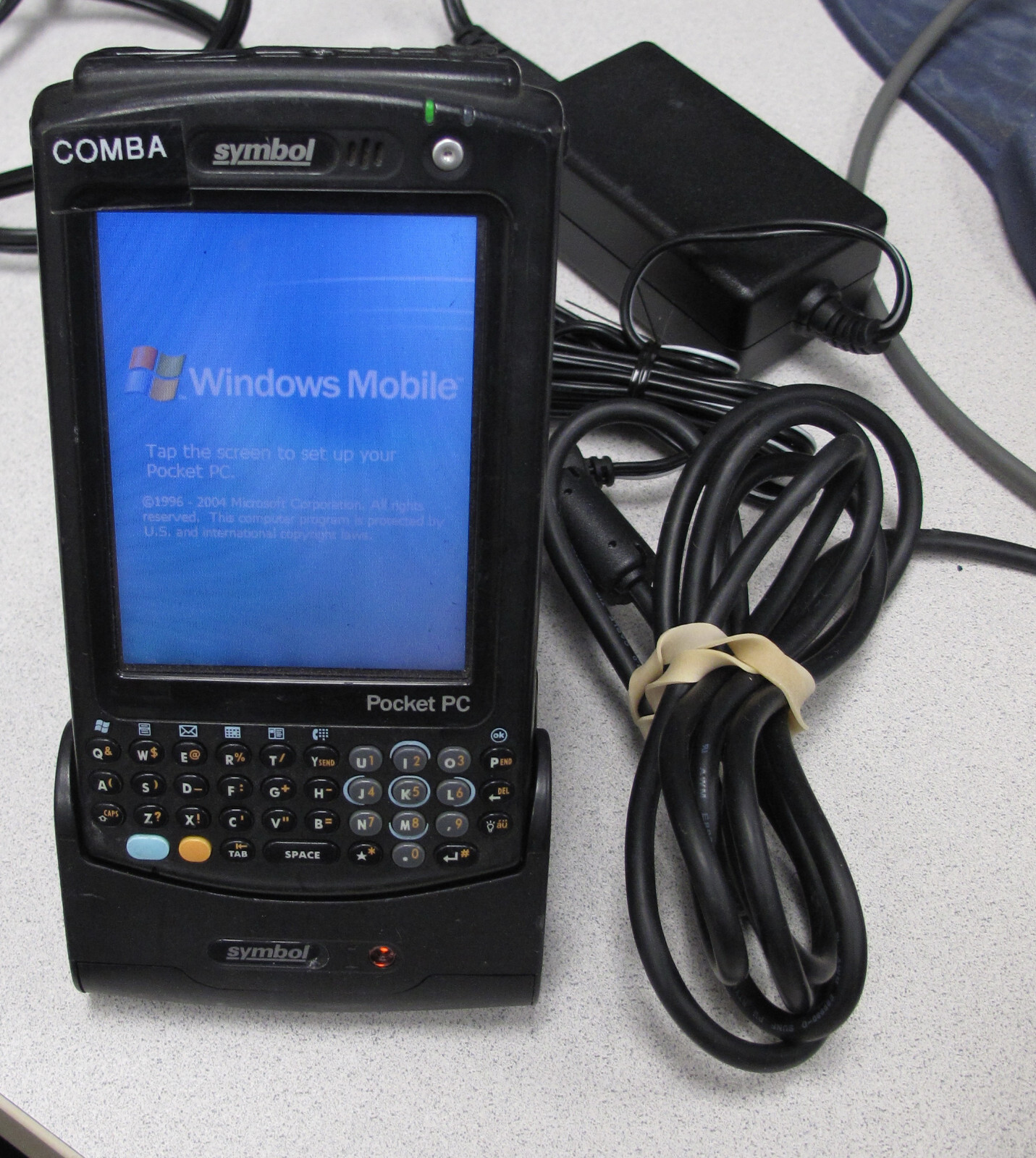 Motorola Symbol Pocket PC Barcode Scanner MC50 MC5040-PK0DBQEA7WR w/ Cradle
