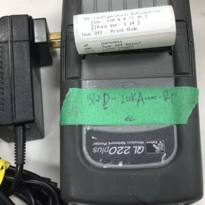 ZEBRA QL220 QL220 PLUS Q2D-LUKA0000-R1 Mobile Thermal LabelPrinter Bluetooth P/