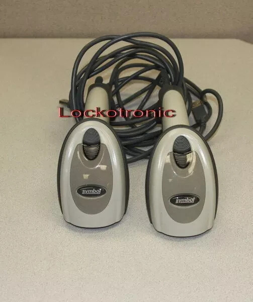 Lot of 2 Motorola Symbol Barcode Scanner DS6708 1D 2D Cross Target Scanning