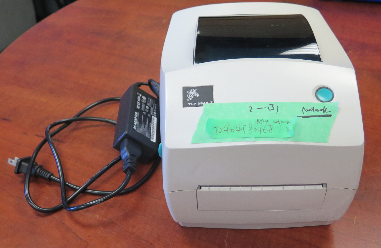Zebra TLP3844-Z Thermal Printer RJ45 & USB Port w/ power supply Label printer