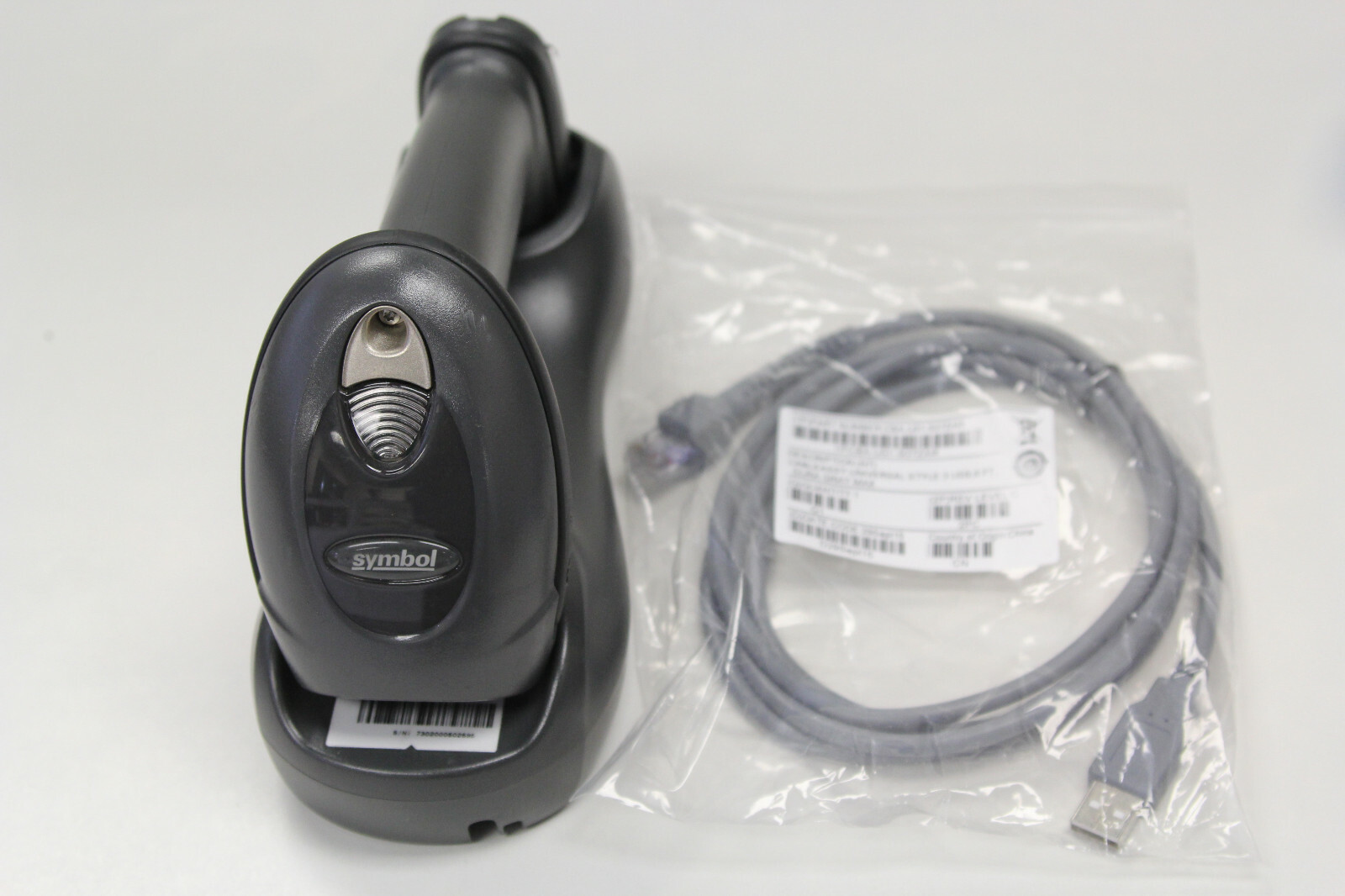 Motorola Symbol Barcode Scanner DS6878 -SR with USB BT Wireless Cradle 1D 2D
