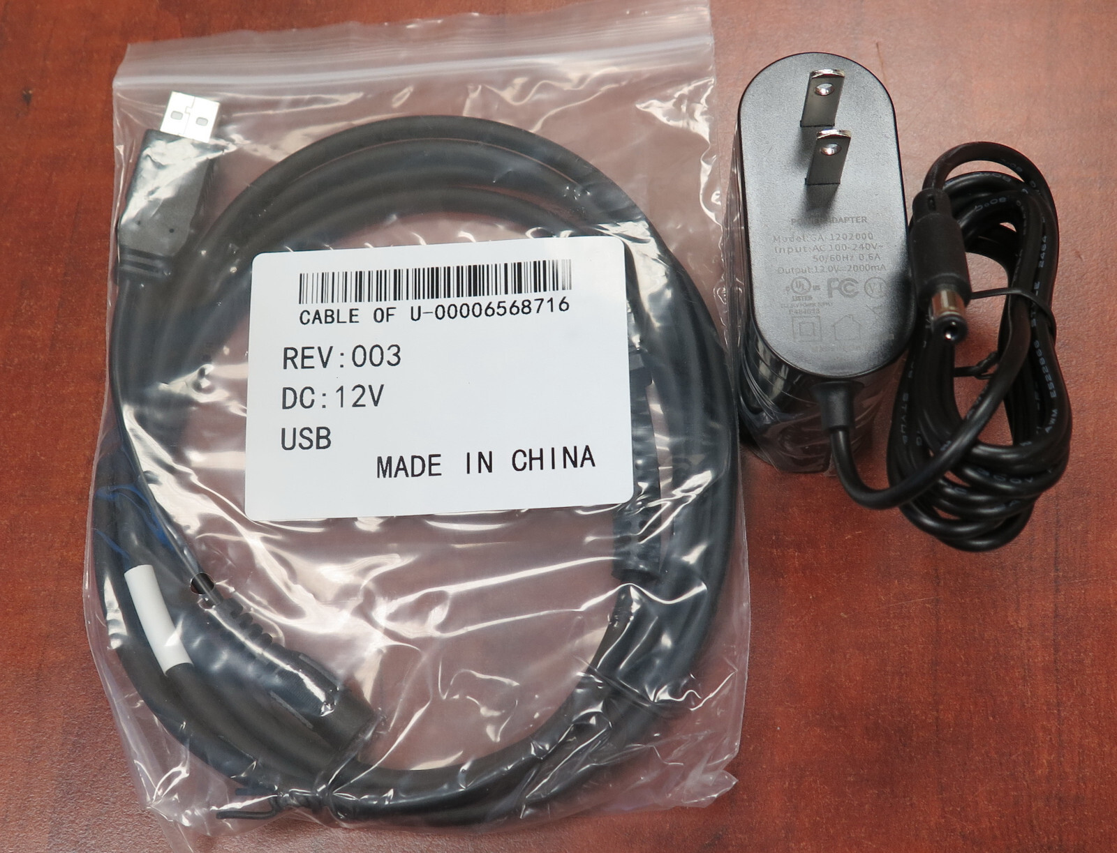 Powered USB cable for Zebra Motorola Scanner STB3678 Cradle FLB3678 DS3678 w/ PS